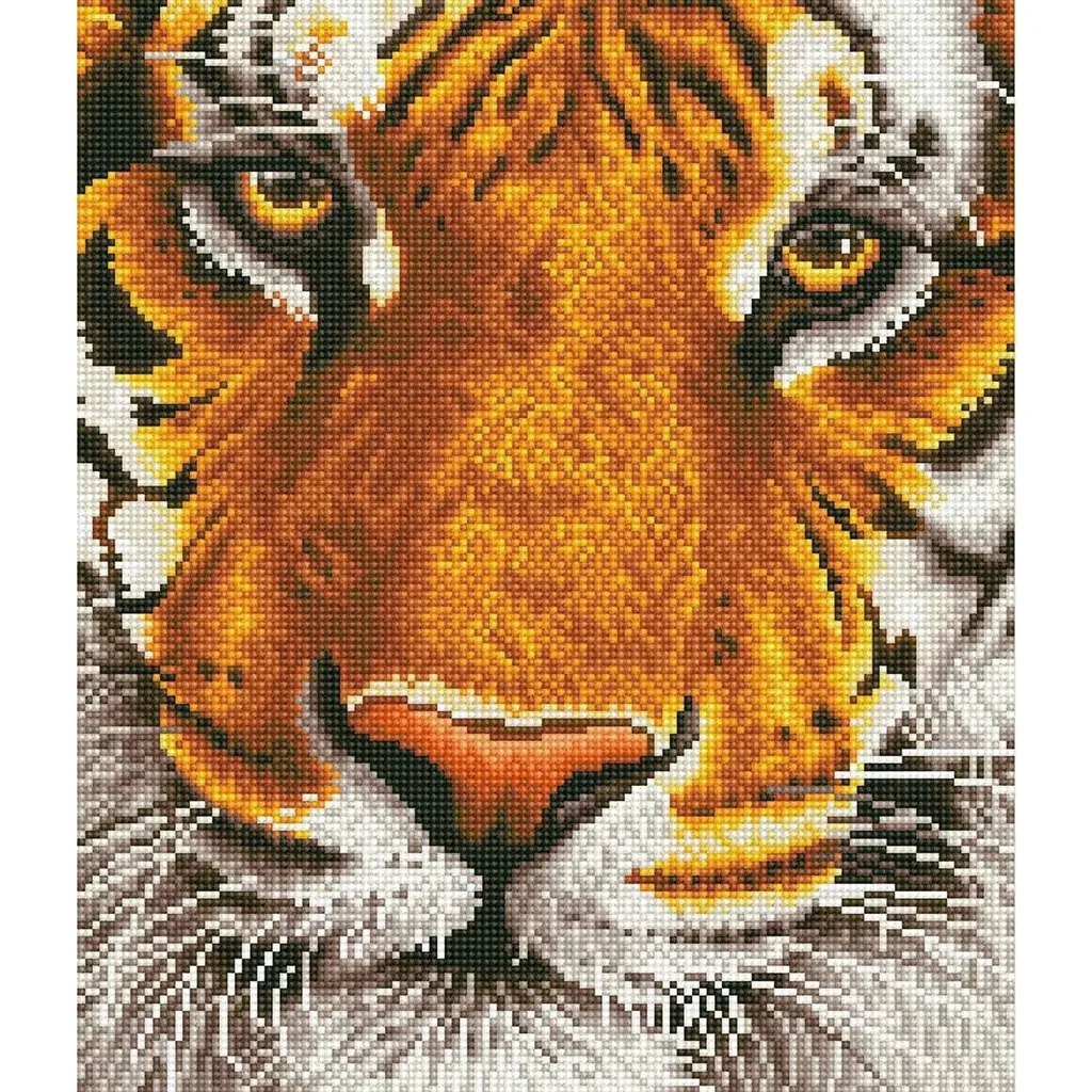 Diamond Dotz Tigre du Bengale 36x42 cm - Kit Broderie Diamant Complet