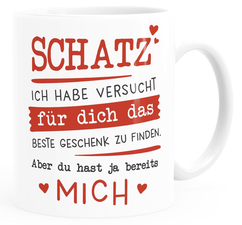 Kaffee-Tasse Schatz ich habe versucht für dich das beste Produktbild 