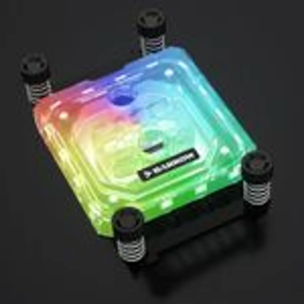Bloc d'eau CPU Barrowch Acrylique et Laiton Noir compatible AMD Ryzen - 3