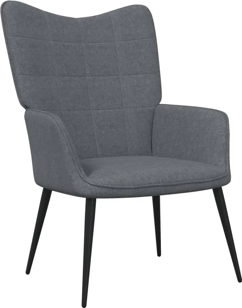 Poltrona Recliner in Tessuto Grigio Scuro: Comfort Artigianale Italiano