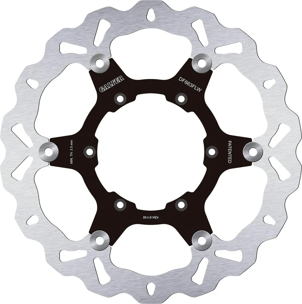 Disque Galfer DF663FLW WAVE 298mm flottant pour BMW G650 et Husqvarna