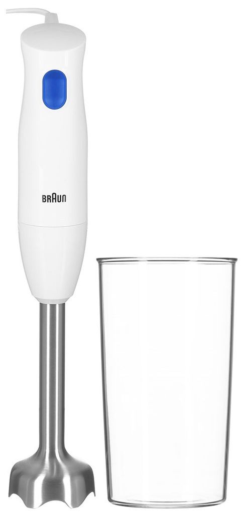 Braun MQ10.001M Stabmixer MultiQuick 1 Extra Leichter Pürierstab mit Edelstahl-Mixfuß und EasyTwist System, inkl