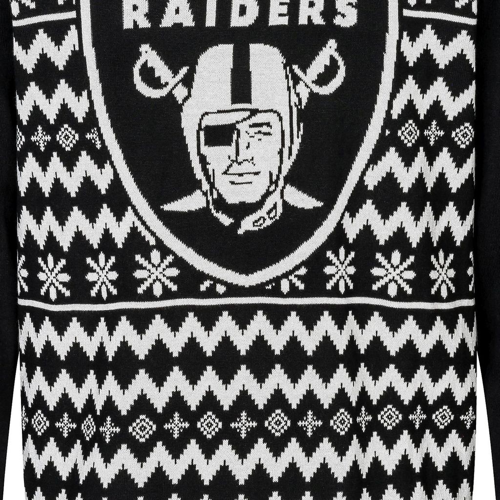 NFL Las Vegas Raiders Ugly Sweater Big Logo 2-Color Produktbild 4