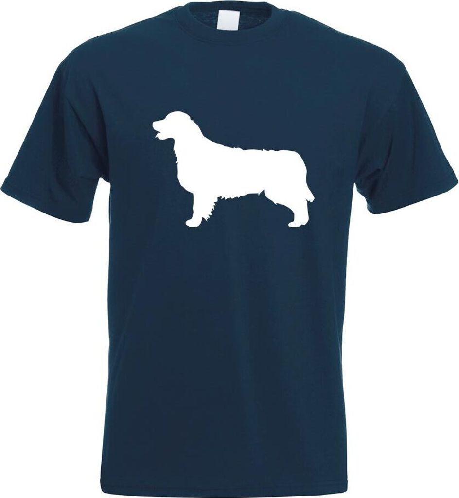 Kiwistar - T-Shirt - Navy - Golden Retriever Hunderasse Herren Funshirt Bedruckt Design Sprüche Spruch Motive - mit Motiv Bedruckt - Funshirt Desi...