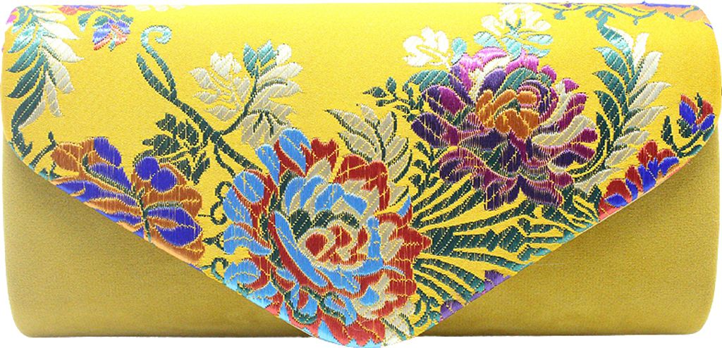 Vintage Blumenstickerei Clutch Hochzeit Prom Tasche Braut Damen Crossbody Abend Handtasche mit abnehmbarem Riemen