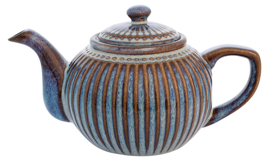 Greengate Alice oyster Teekanne blue 1l Produktbild 
