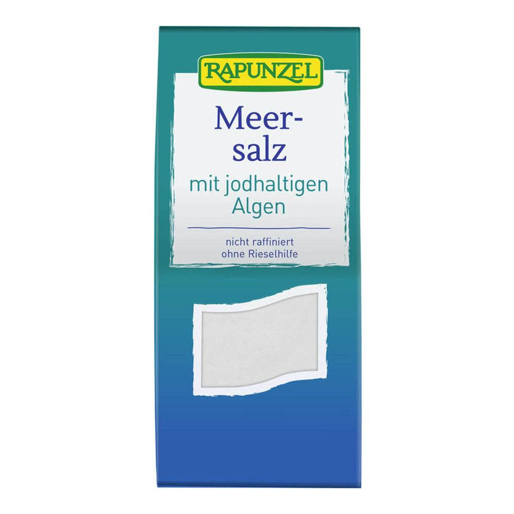 A product shot of a box of sea salt.