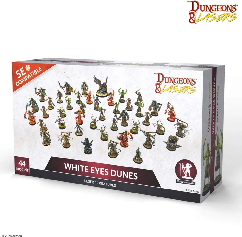 Donjons & Lasers Yeux Blancs Dunes - Décors de Jeu de Rôle et Wargame