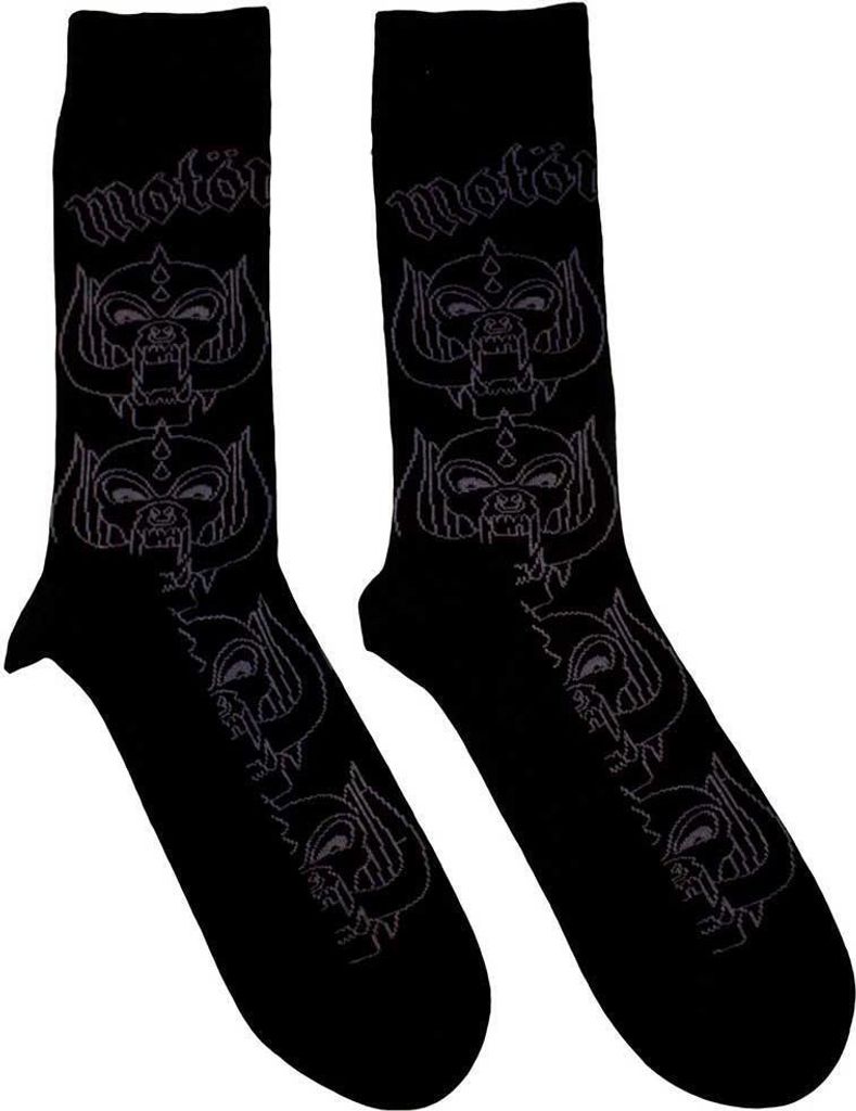 Motorhead - Ponožky pre mužov/dámy unisex RO11520 (40,5 EU Obrázok produktu 1