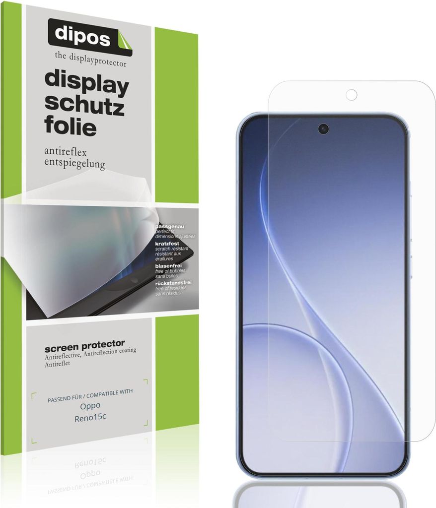 4x Schutzfolie für Oppo Reno15c matt Displayschutzfolie Folie Display Schutz dipos