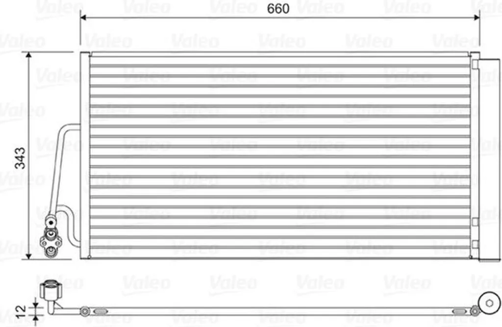 Radiateur de climatisation VALEO pour MINI COUNTRYMAN haute performance
