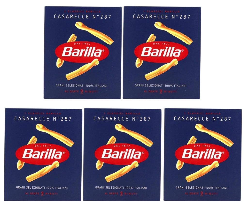 Pâtes Casarecce n° 87 500 g - Barilla - 5 paquets Image du produit 