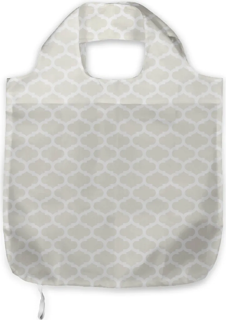 ABAKUHAUS Borsa tote in tessuto beige, serie classica delicata, pratica borsa per la spesa quotidiana, bianco guscio d'uovo