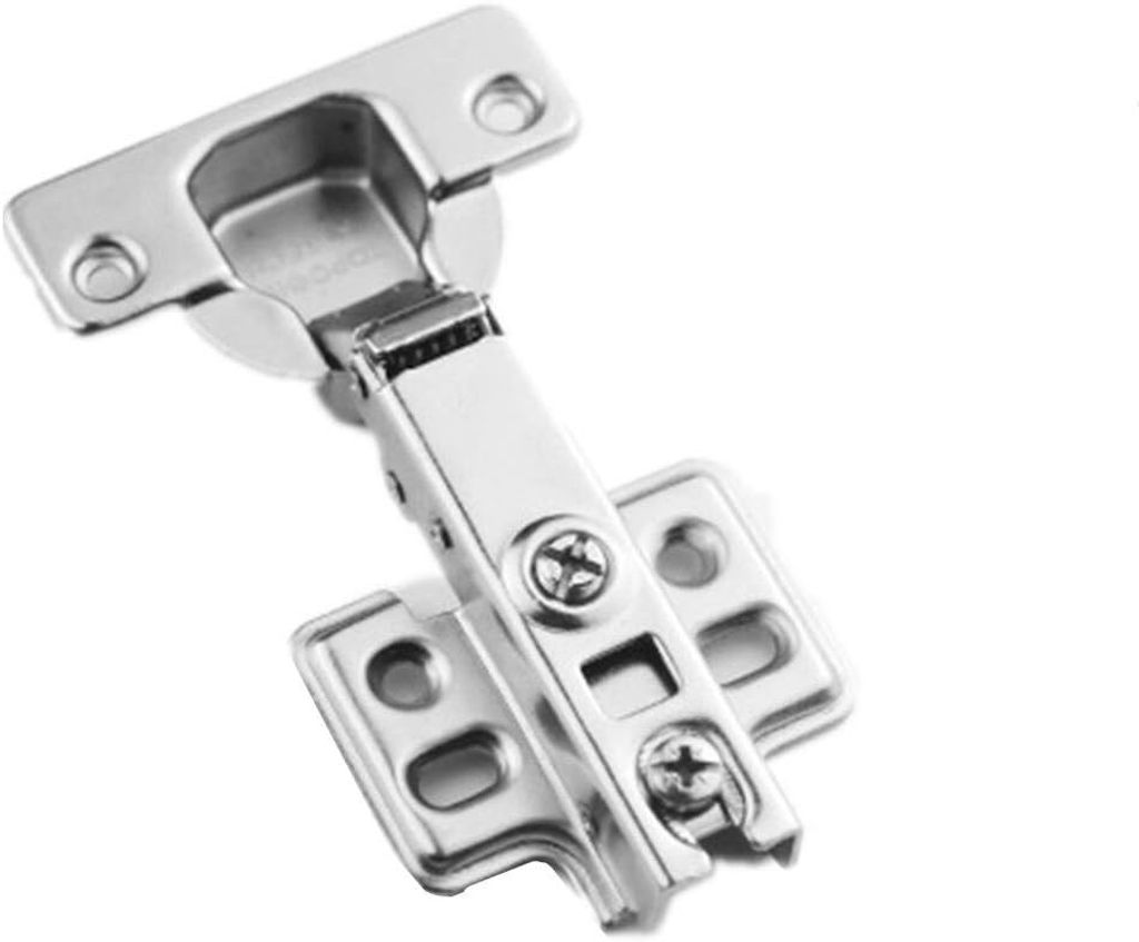 2pcs Full Overlay Face Frame Montage verdeckte Scharniere, Küche Schrank Tür Scharniere Dämpfer Schrank Schrank Tür Hardware Möbel Zubehör