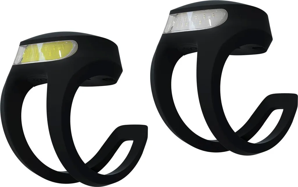 Knog Frog USB Twinpack Noir - Éclairage Vélo Rechargeable et Étanche