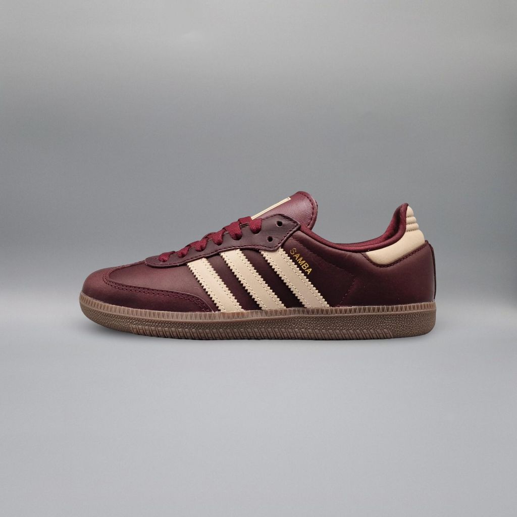 adidas Samba OG Maroon Crystal Sand (Womens) - 39 1/3 Produktbild 