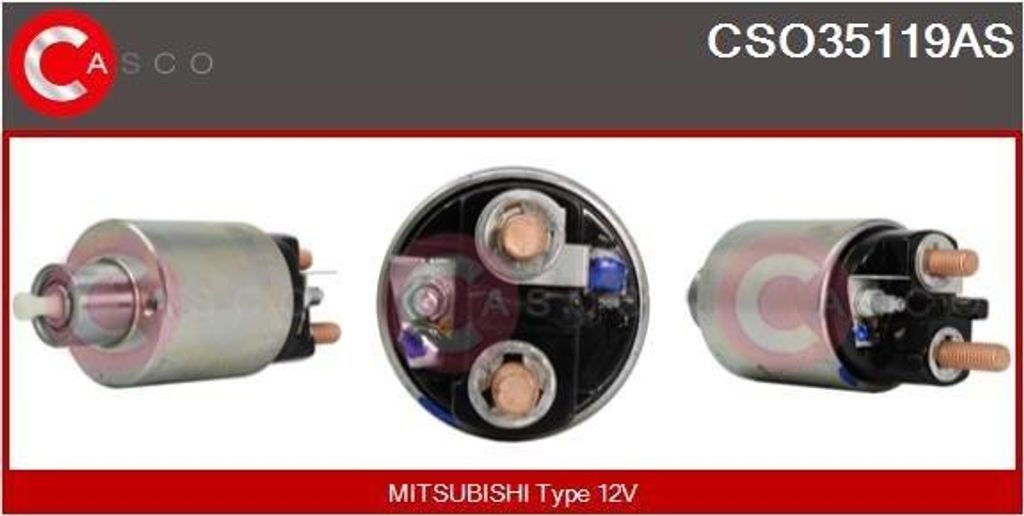 CASCO CSO35119AS Magnetschalter für Starter/Anlasser für FIAT DUCATO Kasten (244) DUCATO Pritsche/Fahrgestell (244) DUCATO Bus (244, Z) Ulysse (179)