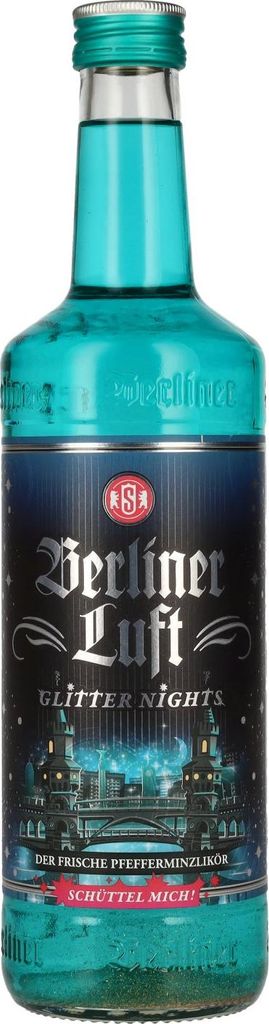 Berliner Luft GLITTER NIGHTS Der Frische Pfefferminzlikör Produktbild 