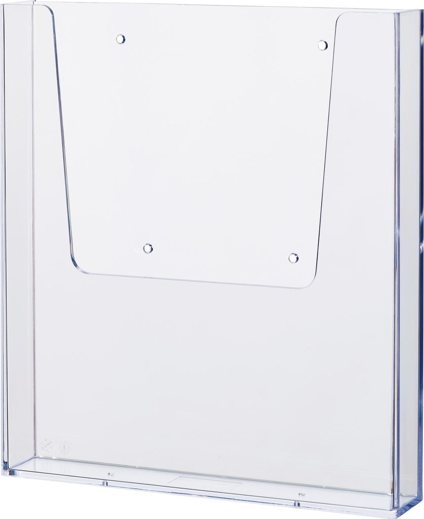 helit Wand-Prospekthalter, DIN A4, transparent