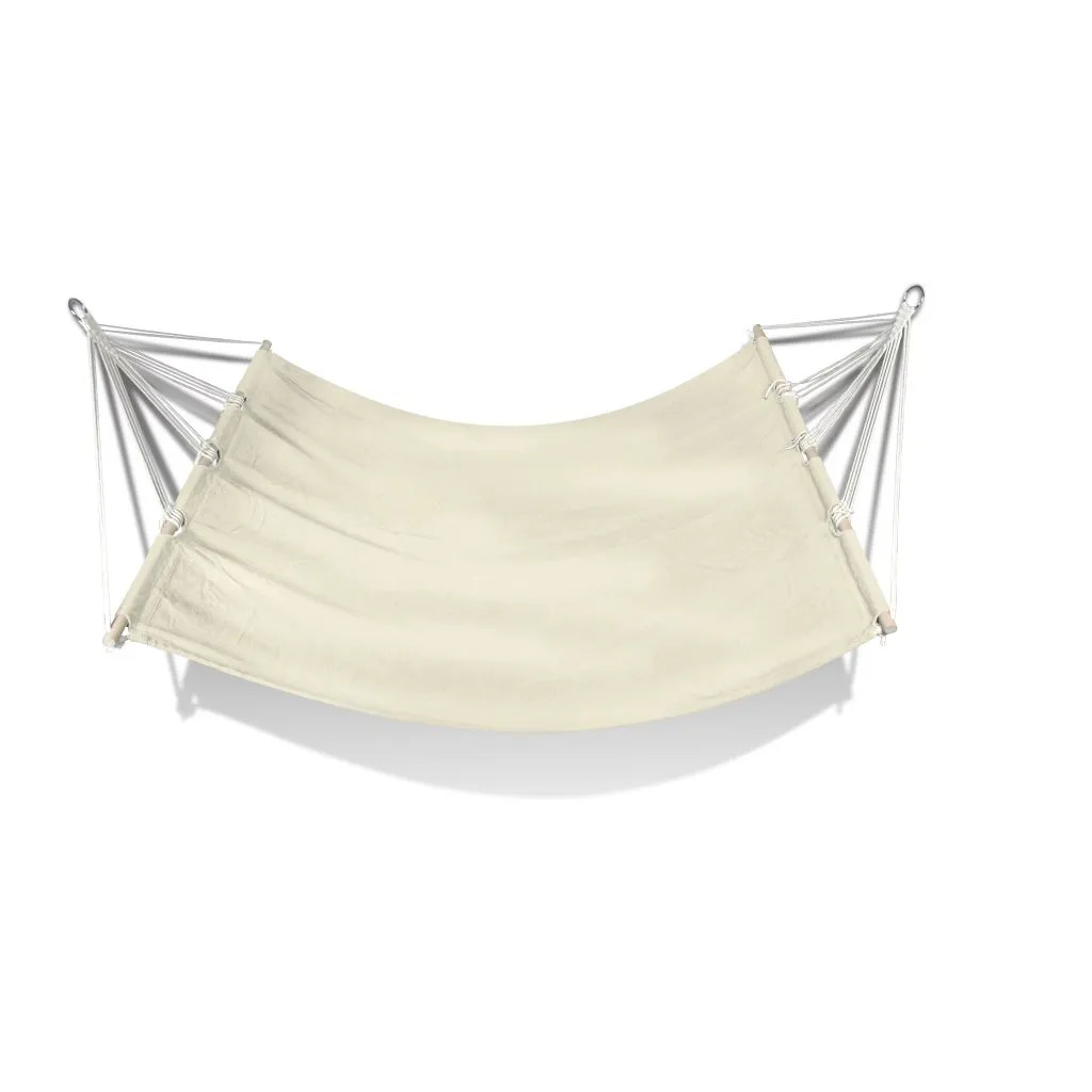 Hamac vidaXL structure robuste bois crème - Confort et design moderne - 6