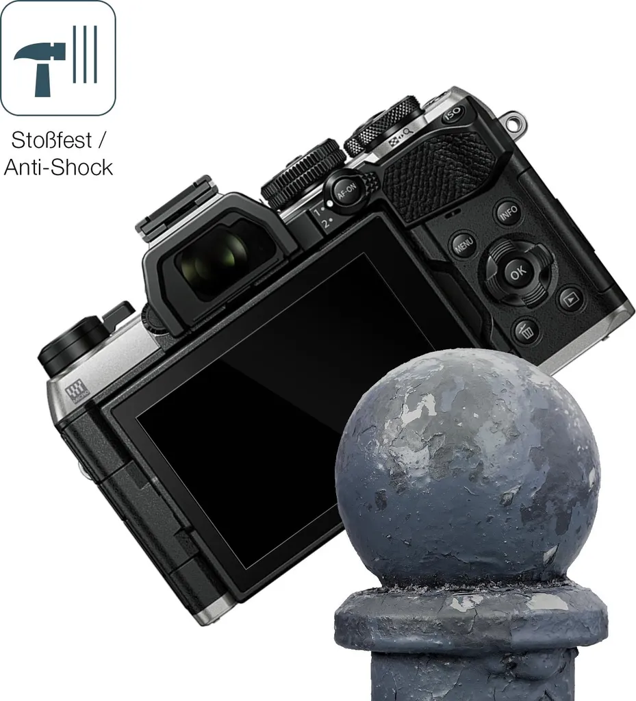 Pellicola Vetro 9H Olympus OM System OM-5 Mark II dipos 2 Pezzi - 4