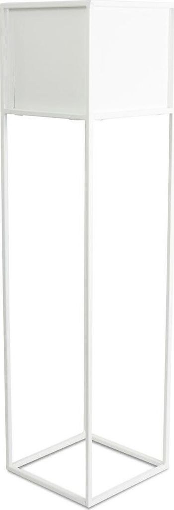 Moderner Blumenständer weiß 90 cm GLAM Produktbild 1