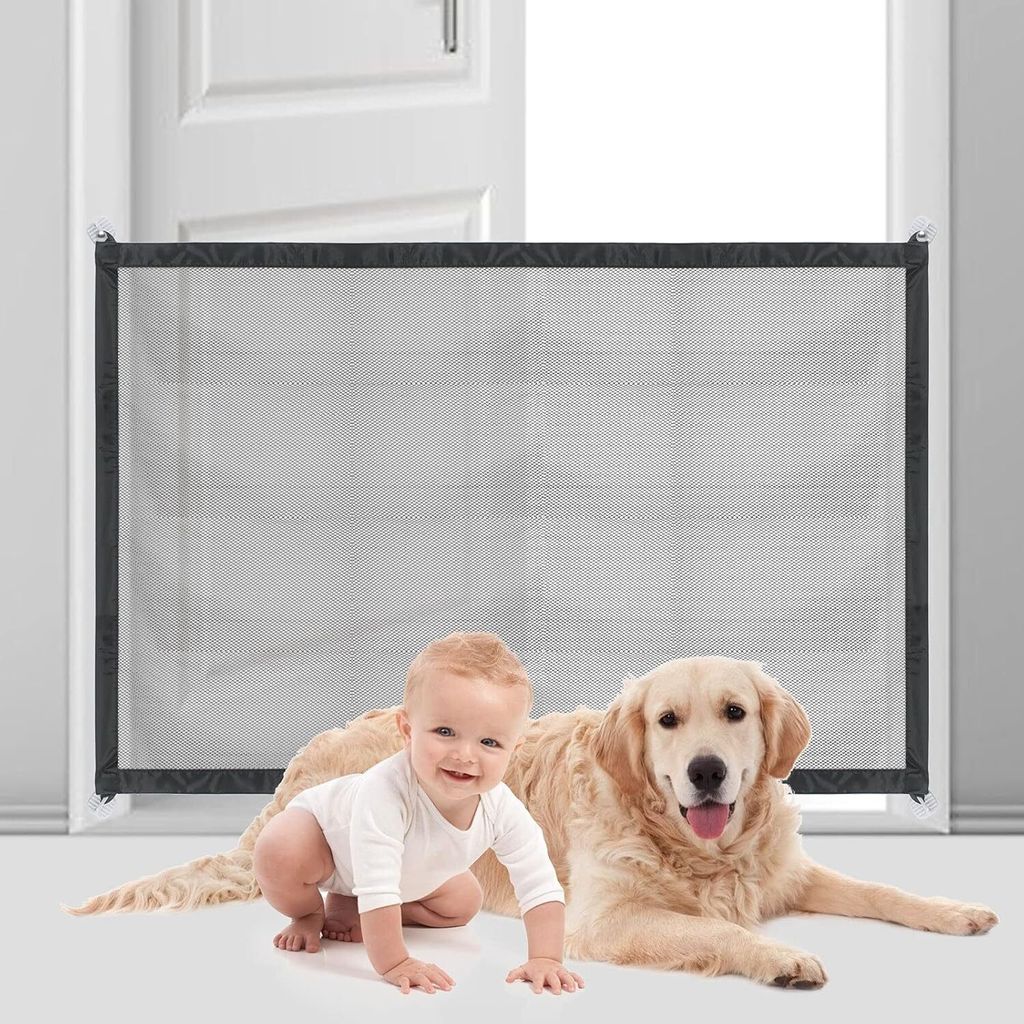 Hunde Türschutzgitter - Treppenschutzgitter Ohne Bohren Produktbild 