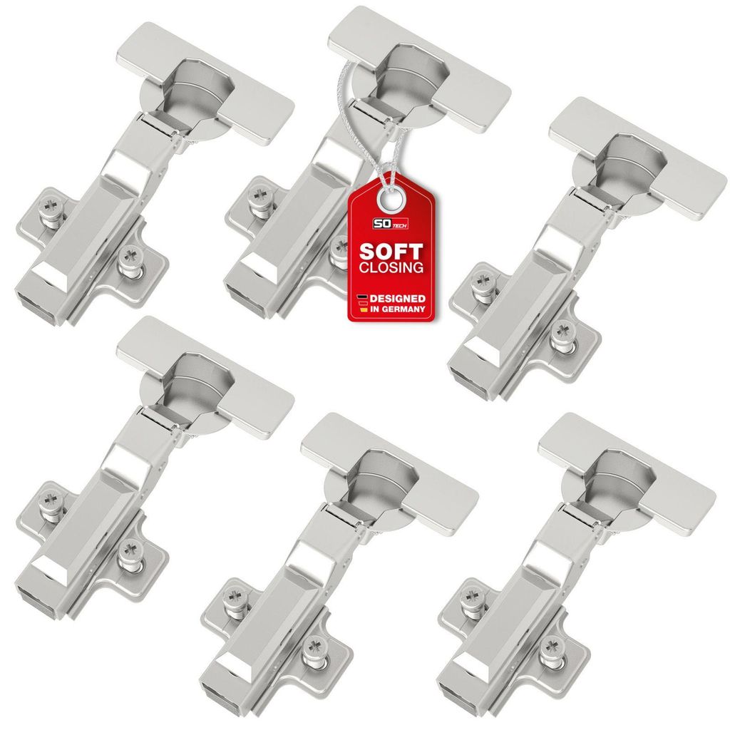 SOTECH Topfband SMOOTH T45 Mittelanschlag – Klickmontage, Produktbild 