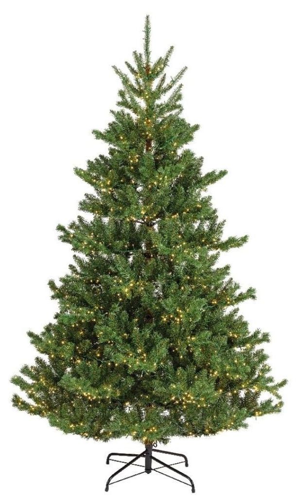 Alba fir kunstkerstboom prelit dia. 116-H180 cm groen/warm Productafbeelding 