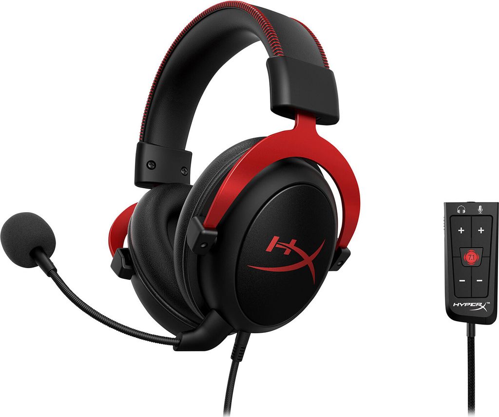 Cloud II  hern headset (erno-erven), Kabel, Hran, 10 - Obrázek produktu 