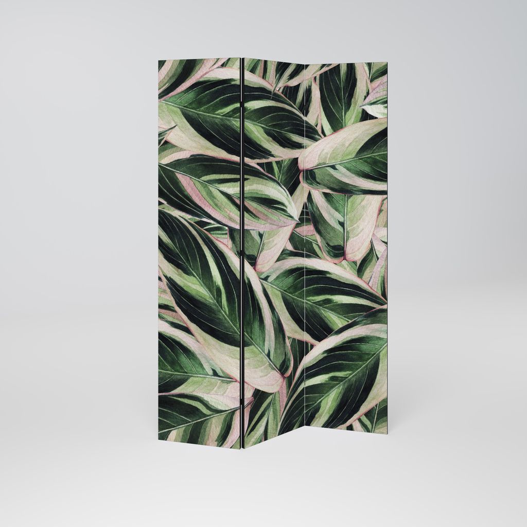 SpaceRebels Paravent Raumteiler - 3-teilig Raumtrenner, Druck 2-Seite - Raumtrenner - Trennwand Wohnung - Room Divider - Spanische Wand Deko Modern...