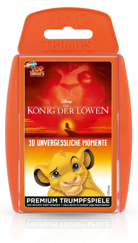 Top Trumps König der Löwen Disney Quartettspiel Kartenspiel Produktbild 