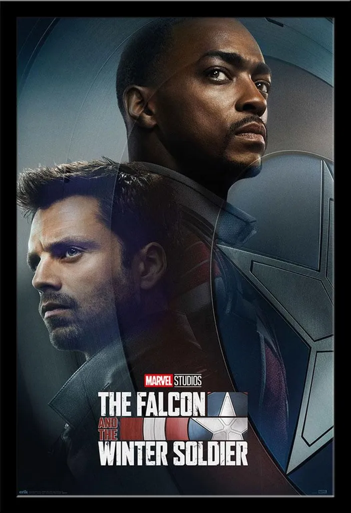 Cadre Mural Falcon and Winter Soldier pour Décoration Gaming Room