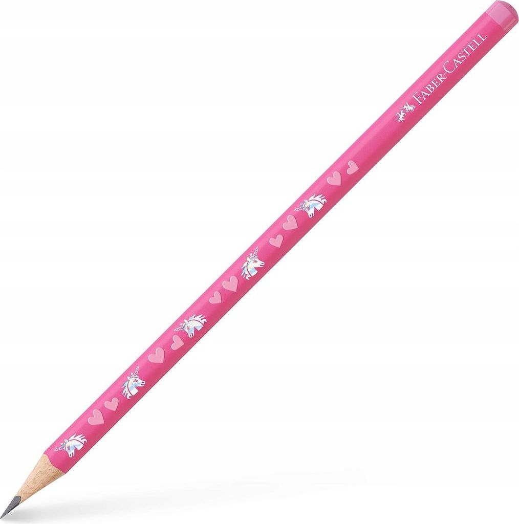 FABER-CASTELL Bleistift Einhorn Härtegrad: HB pink