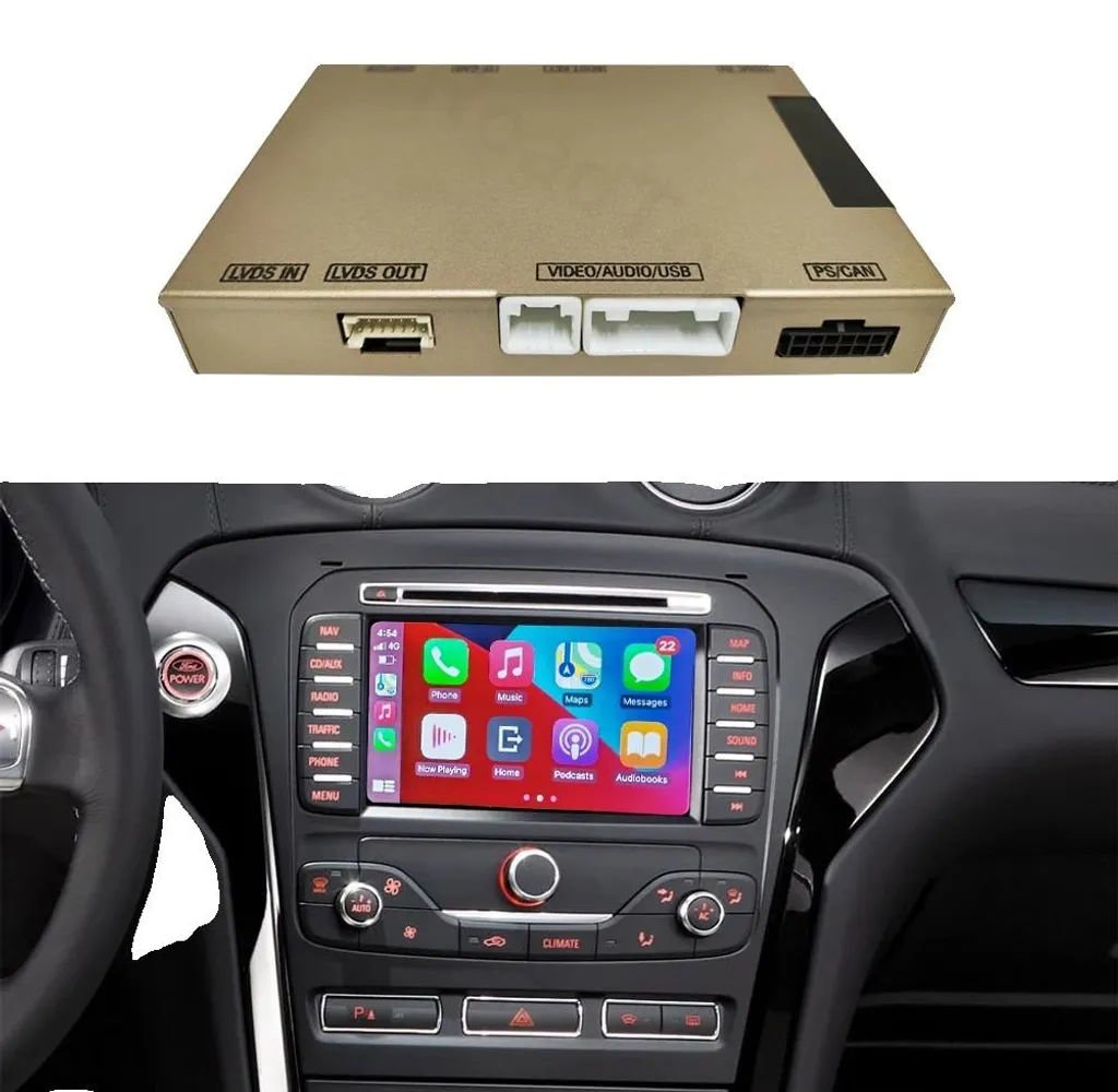 Boîtier CarPlay et Android Auto sans fil Sync 2-Gold haute fluidité