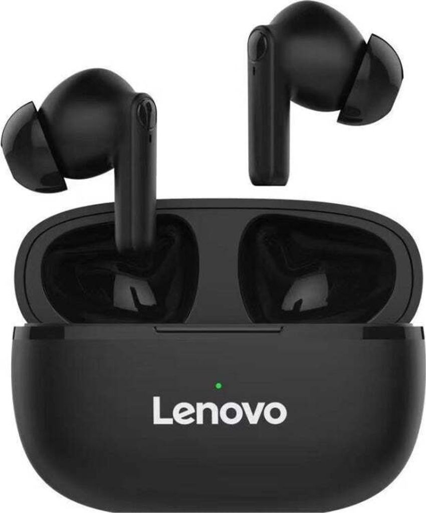 LENOVO - HT05 TWS Earphones Bluetooth 5.0 and Charging Case - 10m, 108dB, 250mAh, IPX5