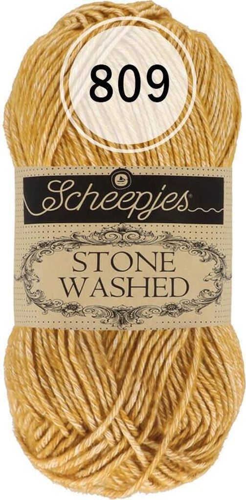 Scheepjes Stone Washed 50g (809) Yellow Jasper Produktbild 