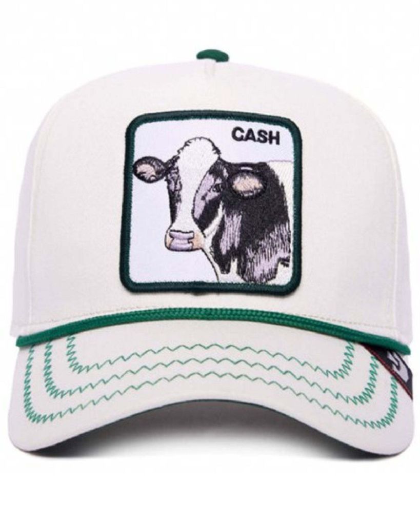 Goorin Bros. Cash Cow 100 - ALL OVER CANVAS Trucker Cap white