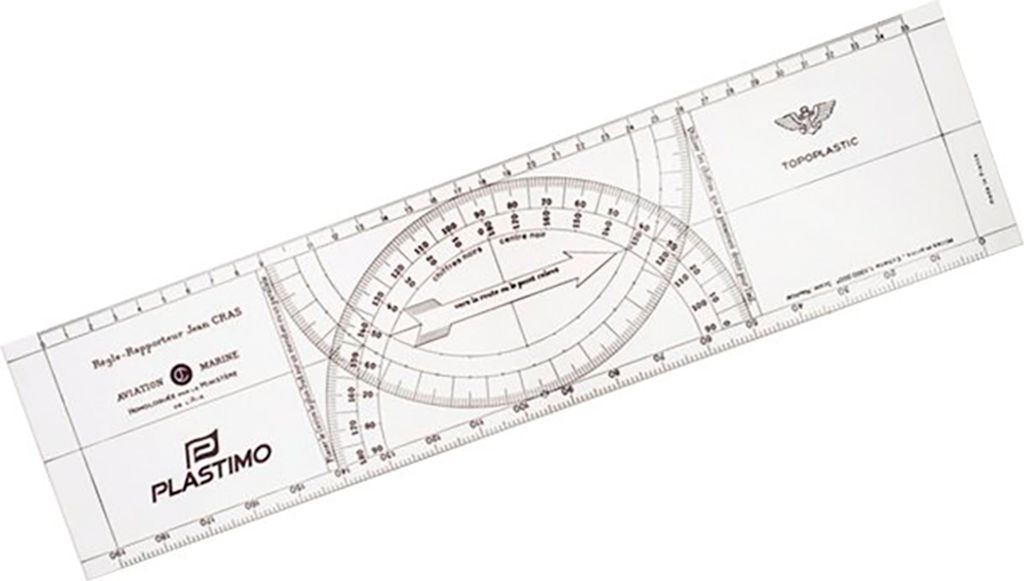 Plastimo Cras Navigationsplotter-lineal Durchsichtig Durchsichtig One Size