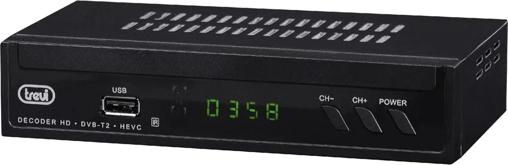 Decoder Trevi HE 3378 T2 Nero - DVB-T2 HEVC H.265 HD 10bit
