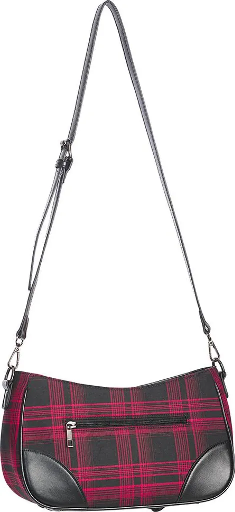 Sac Earthworm Chain Banned Alternative Rouge à Chaînes Entrelacées - 3