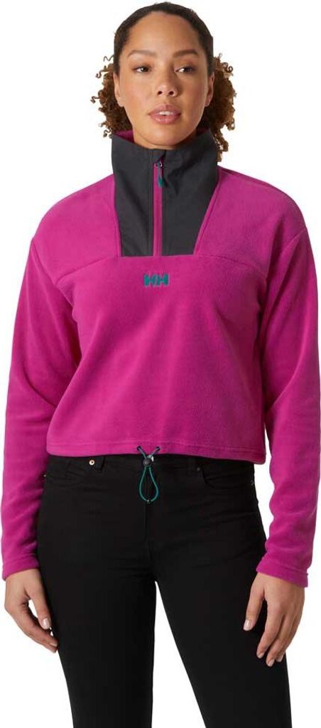 Helly Hansen Daybreaker Cropped Fleece Mit Halbem Reißverschluss Rosa XS Frau Rosa XS