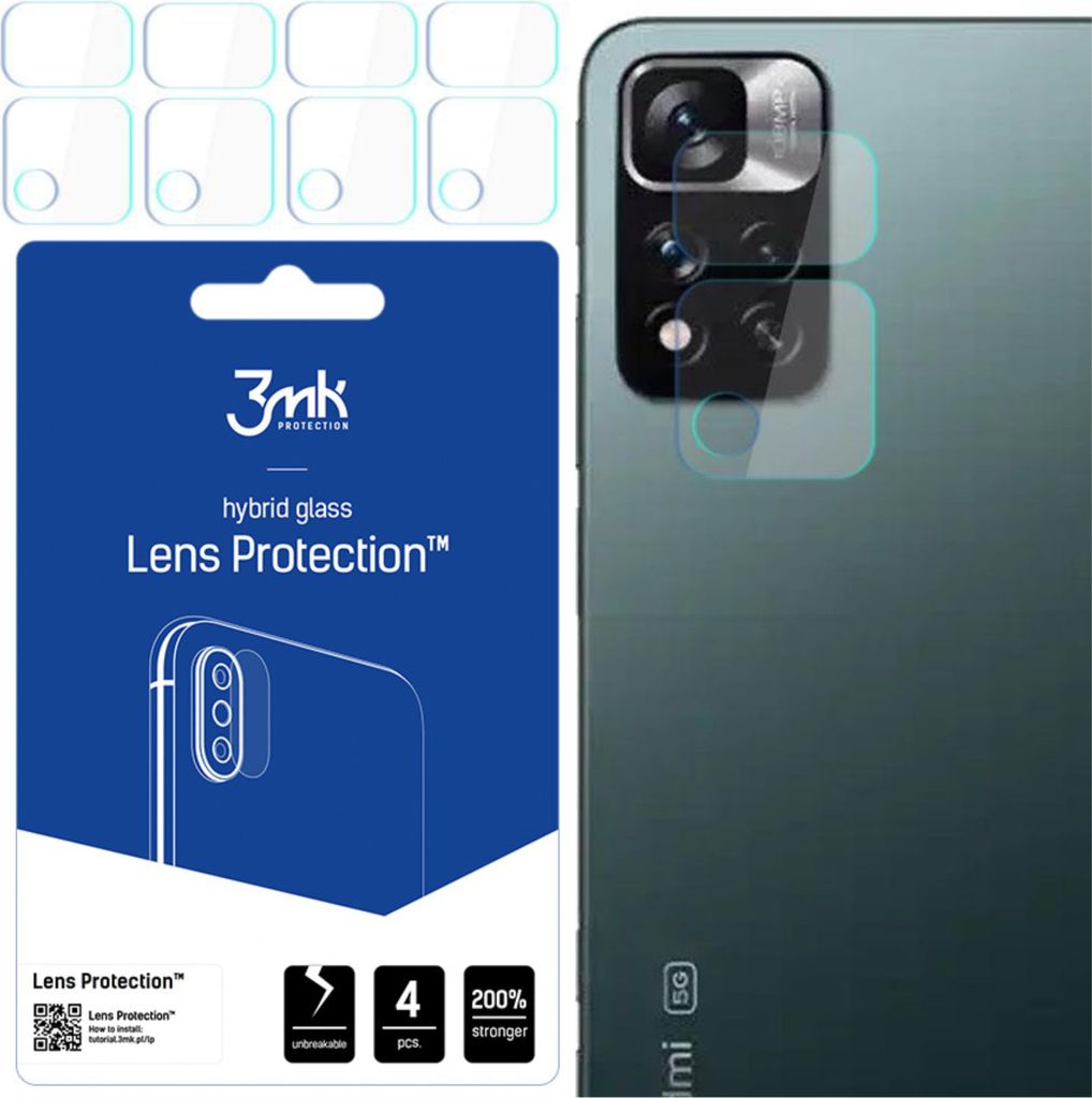 3mk Lens Protection Kamera-Displayschutz für Xiaomi Redmi Note 11 Pro+ 5G