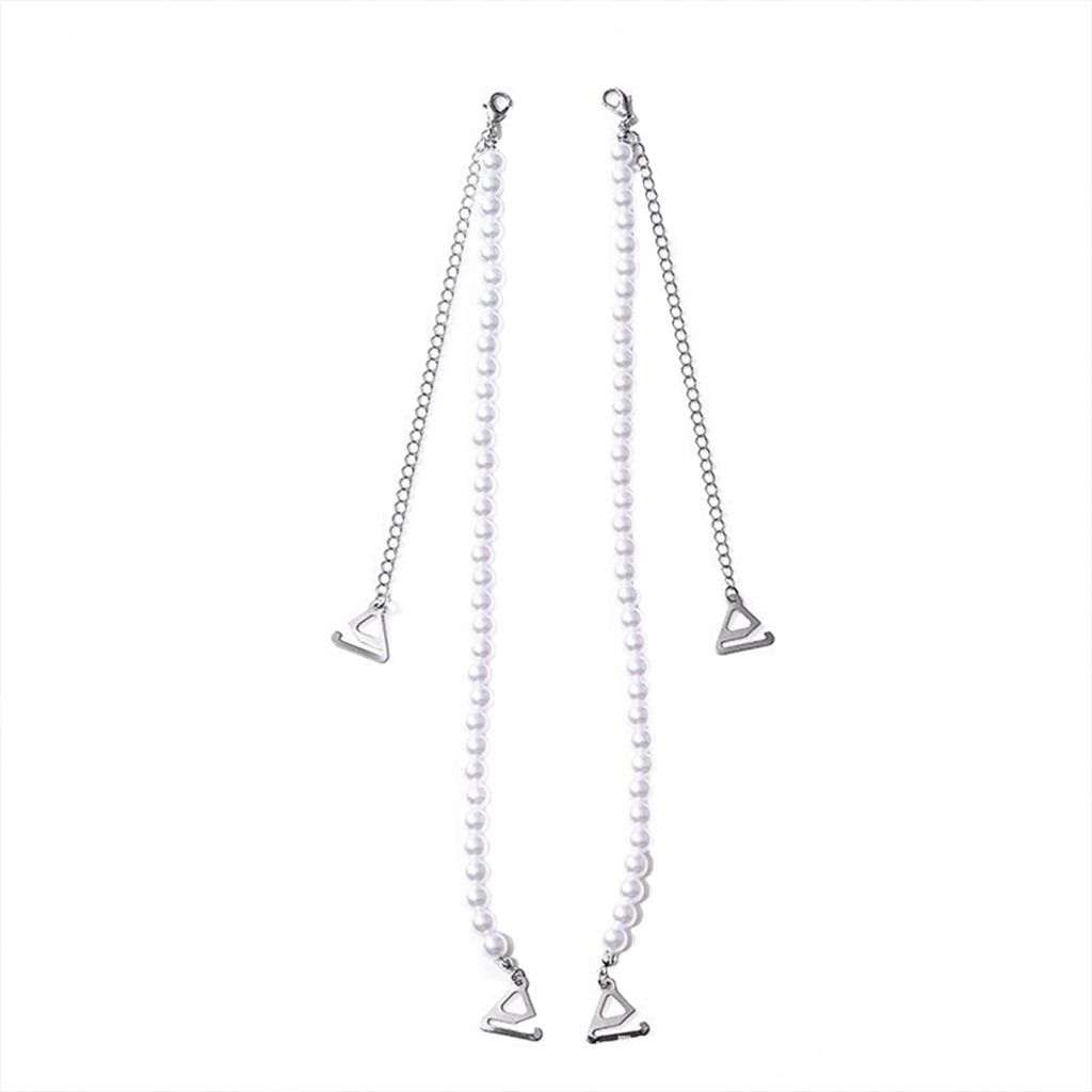 Schultergurte aus Kunstperlen, verstellbar, Unterwäschegurt aus Kunstperlenkette, rutschfeste BH-Träger für Hochzeits- und Brautschmuck