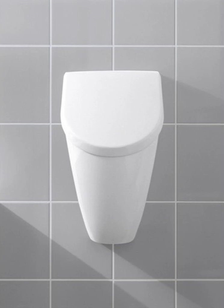 Villeroy & Boch Subway/Sunberry Urinaldeckel mit soft-closing Scharniere verchromt, weiß, 1 Stk.