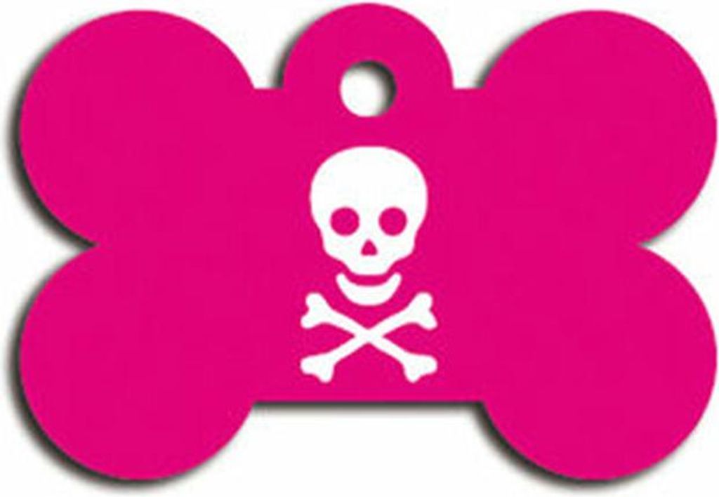 Identifikationsschild für Halsband Imarc Bone Rosa