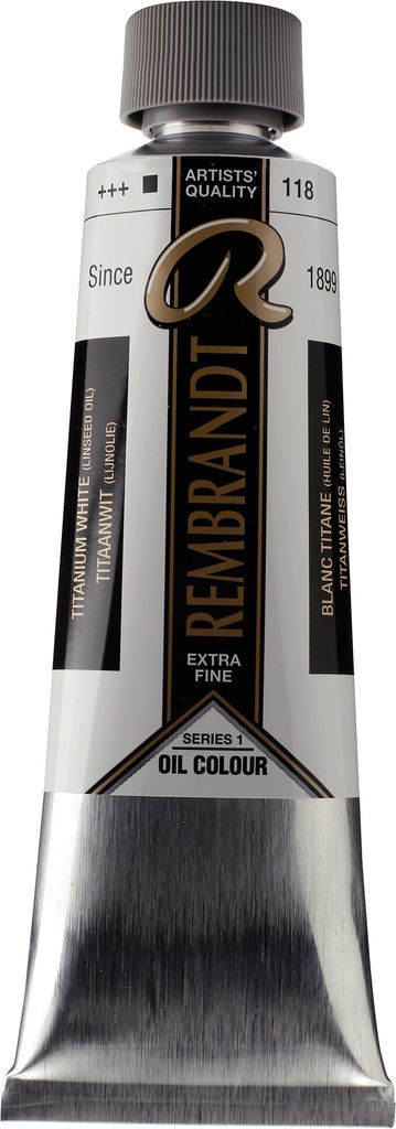 Rembrandt Ölfarbe Tube 150 ml Titanweiß (Leinöl) 118