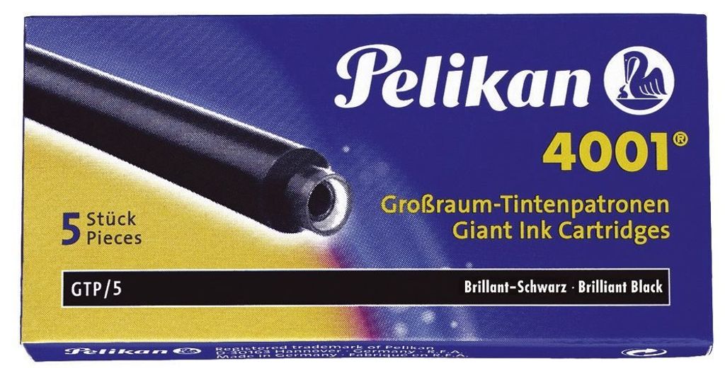 Pelikan Großraum Tintenpatronen 4001 GTP/5 rot (5 Patronen)