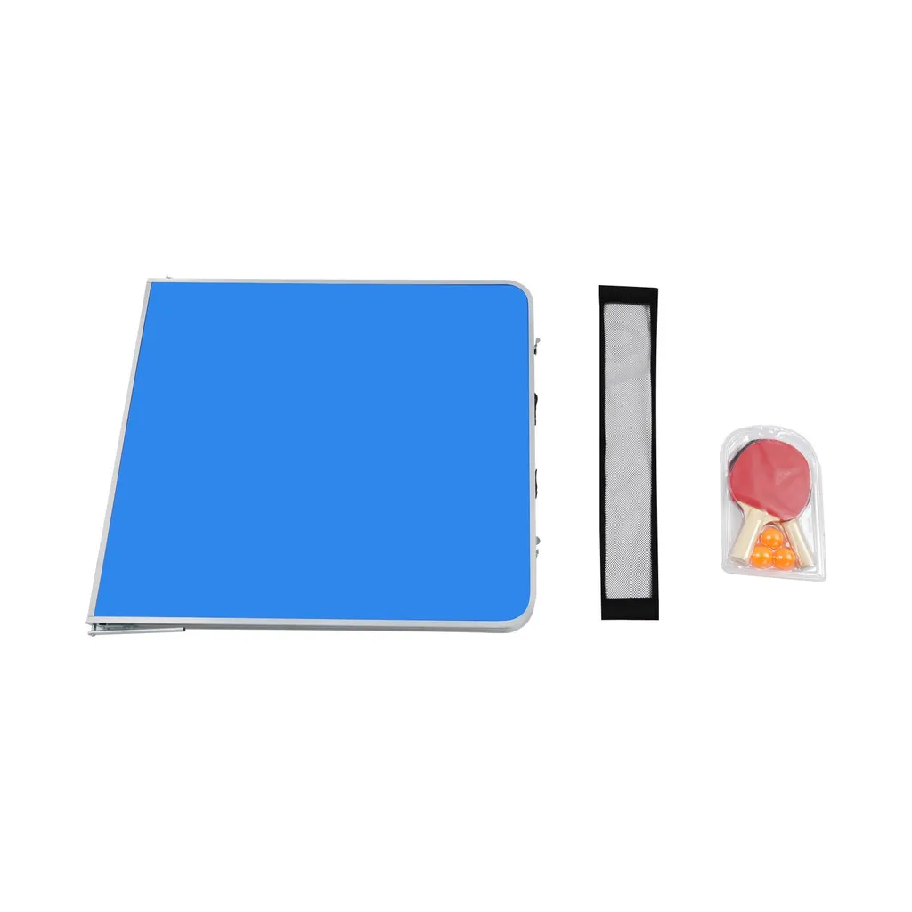 Table de ping-pong pliable portable compacte avec structure renforcée - 7