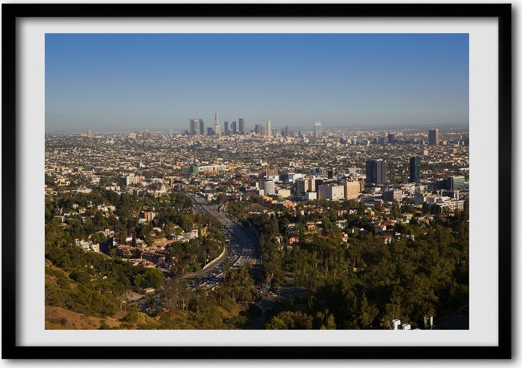 Bild - Bilderrahmen - 100 cm x 70 cm - MDF - Rahmen - Foto - Wandkunst Los Angeles
